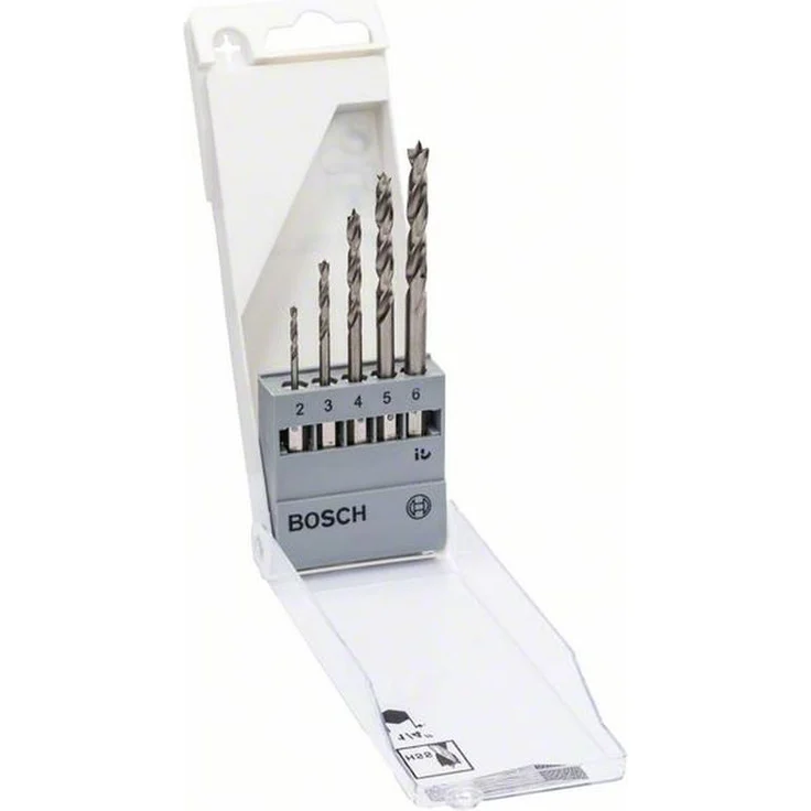 Bosch ProfessionalProfessional 5tlg. Holzspiralbohrer-Set mit 1-4- Sechskantschaft HSS – Bild 1