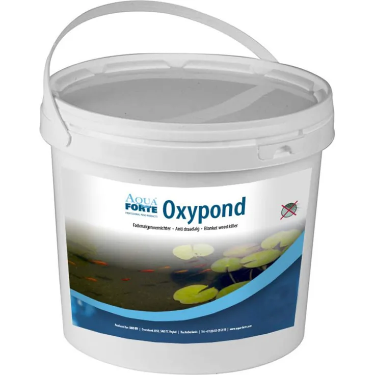 AquaForte Anti-Fadenalgenvernichter ''Oxypond''(vorher ''Oxyper''), 5 kg (1 kg reicht für 32000 Liter Teichwasser!), wirkt sofort effektiv gegen Fadenalgen!