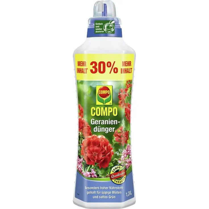 Compo Geraniendünger 1,3 Liter – Bild 1