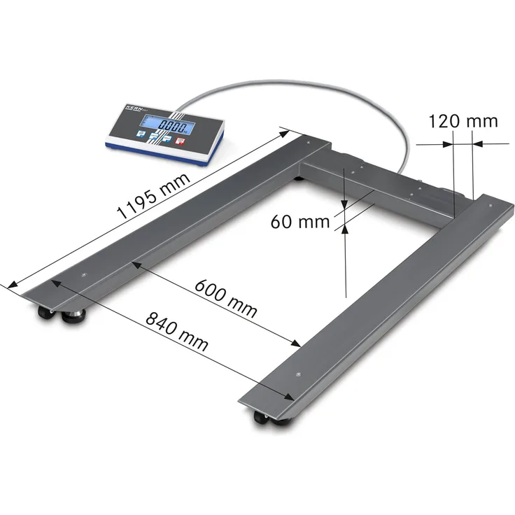 Kern & Sohn Kern & Sohn Palettenwaage Max 600 kg: d=0,2 kg UIB 600K-1