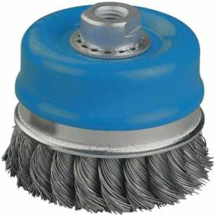 FORUM Topfbürste Stahldraht M14 100x0,50mm gezopft