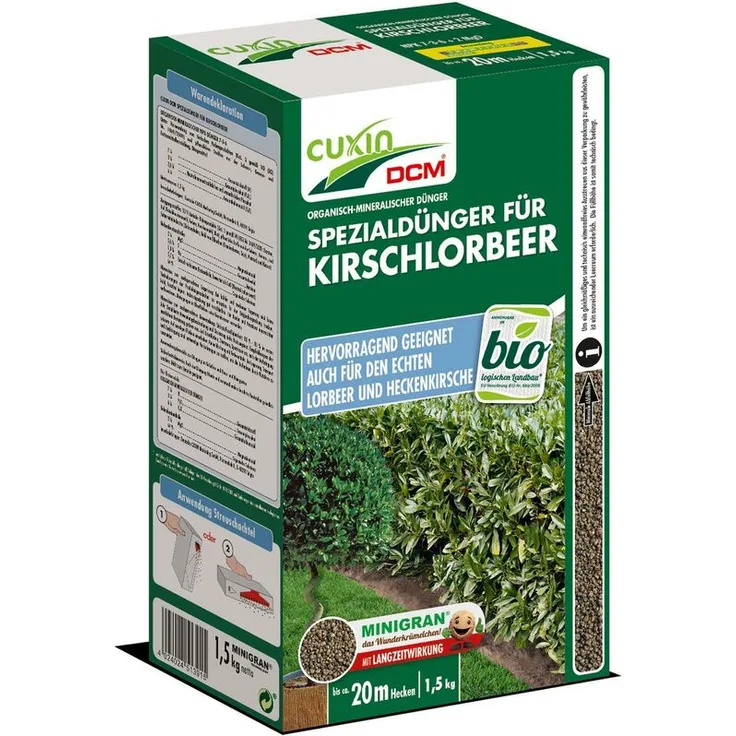 CUXIN Kirschlorbeerdünger Naturdünger 1,5 kg