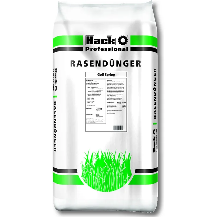 HACK PROFI Rasendünger Golf Spring, 25 kg