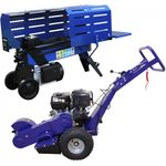 T-Mech Holzspalter 5T 370mm & T-Mech 13PS Baumstumpffräse