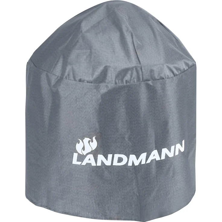 LANDMANN Grillabdeckung, grau, 90 x 70 x 70 cm, wetterfest – Bild 1