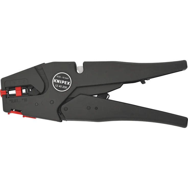 KNIPEX 12 40 200 SB Selbsteinstellende Abisolierzange 200 mm (in SB-Verpackung) – Bild 7