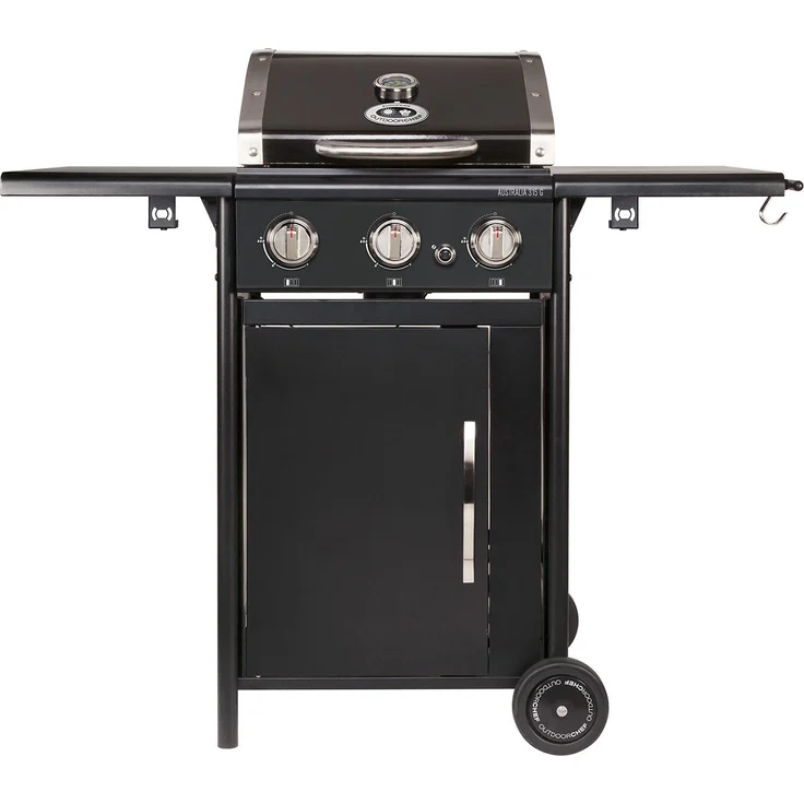 Outdoorchef Australia Gasgrill, schwarz – Bild 1