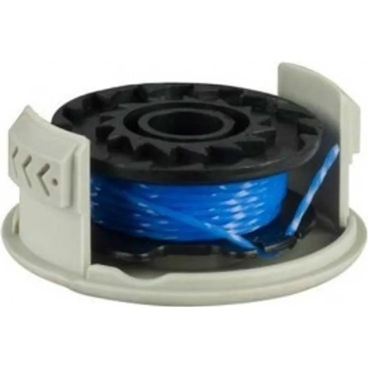 Ryobi 5132002670 RAC122 Fadenspule mit Deckel zu Elektrotrimmer RLT4027, Fadenstärke 1,5 mm, Schwarz, Blau, Grau