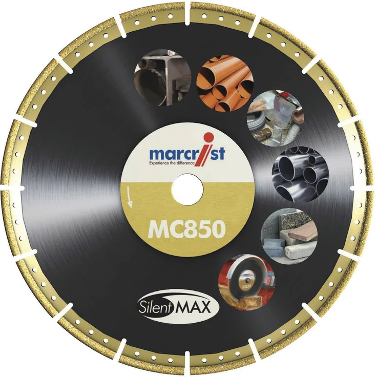 Marcrist 2120.0125.22 Diamant-Trennscheibe, Multi-Cutter, Type: MC850, SilentMax, 125 mm x 22.2 mm