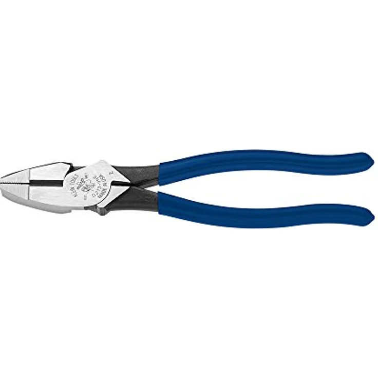 Klein Tools D213-8NE Lineman's Zange, 20 cm, Blauer Griff