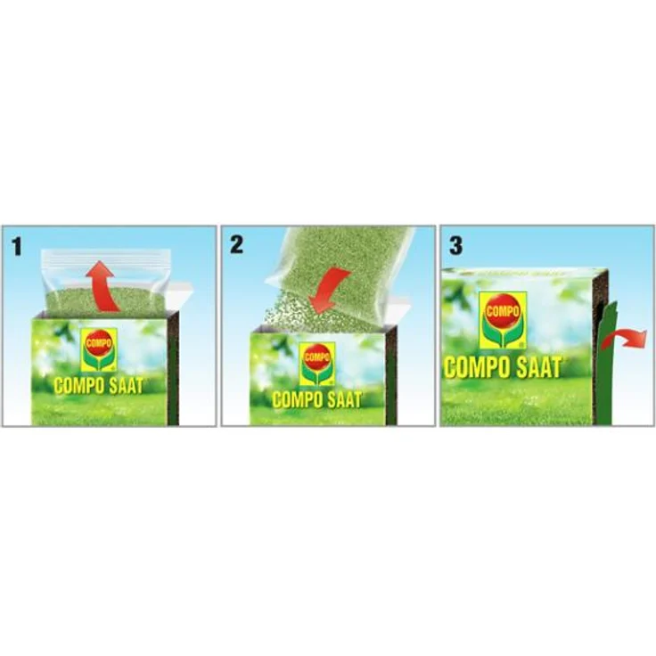 COMPO Rasen-Reparatur-Mix, 1,2 kg für 50 qm – Bild 1