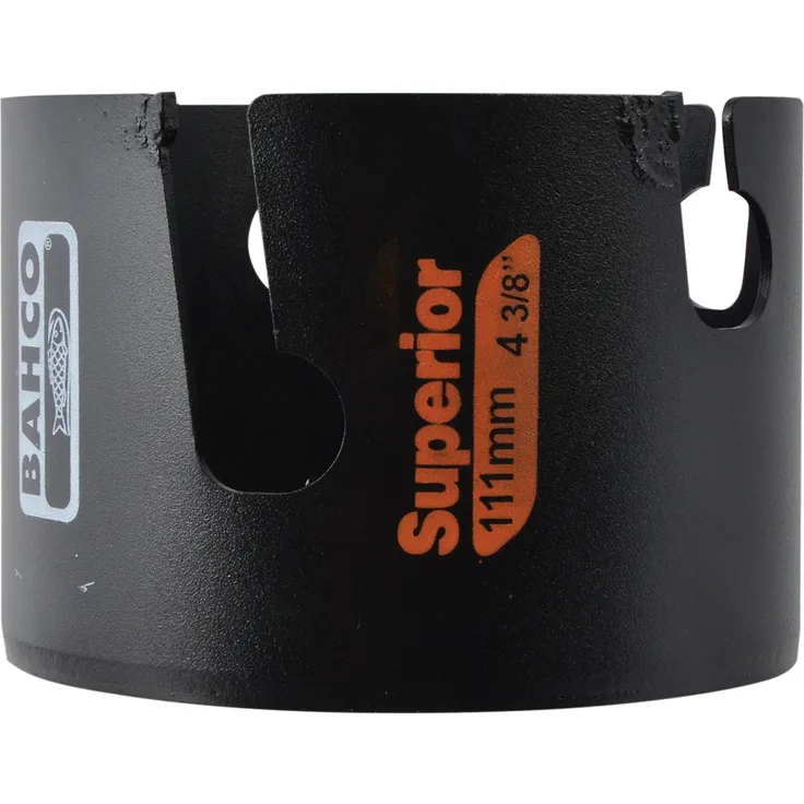 Bahco 3833-111-C BH3833-111-C Bimetall-Lochsäge Superior, 111 mm, Orange