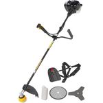 McCulloch Freischneider B43 BT, Motorsense mit 42 cm Arbeitsbreite (Faden), Soft-Start Funktion, verstellbarer Handgriff (Art.-Nr. 00096-76.834.01), 125 Watt Leistung