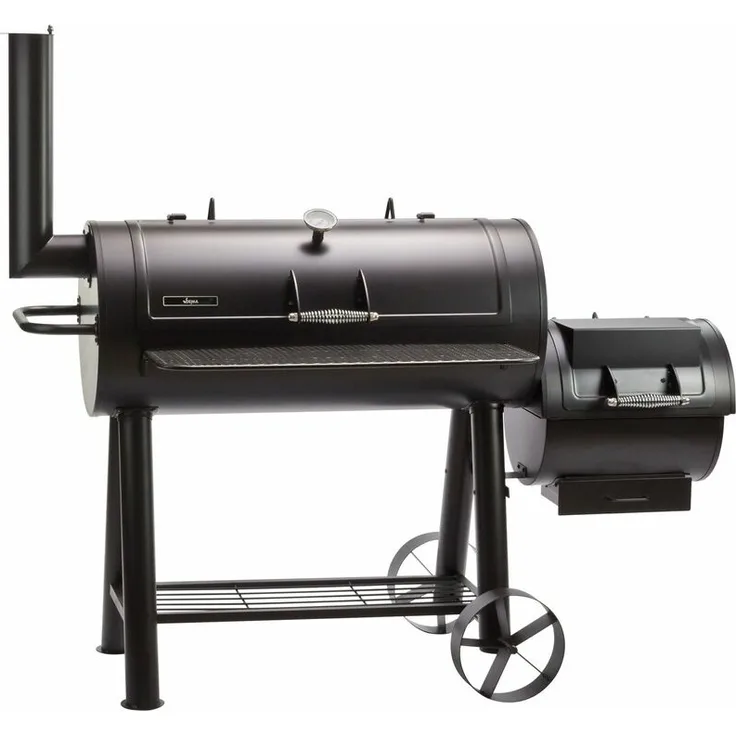 Smoker Grillwagen SAN-ANTONIO-XXL 76 kg Gartengrill Barbecue Grill Grillparty