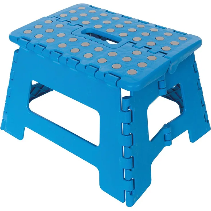 Silverline 968731 Klapp-Tritthocker, blau