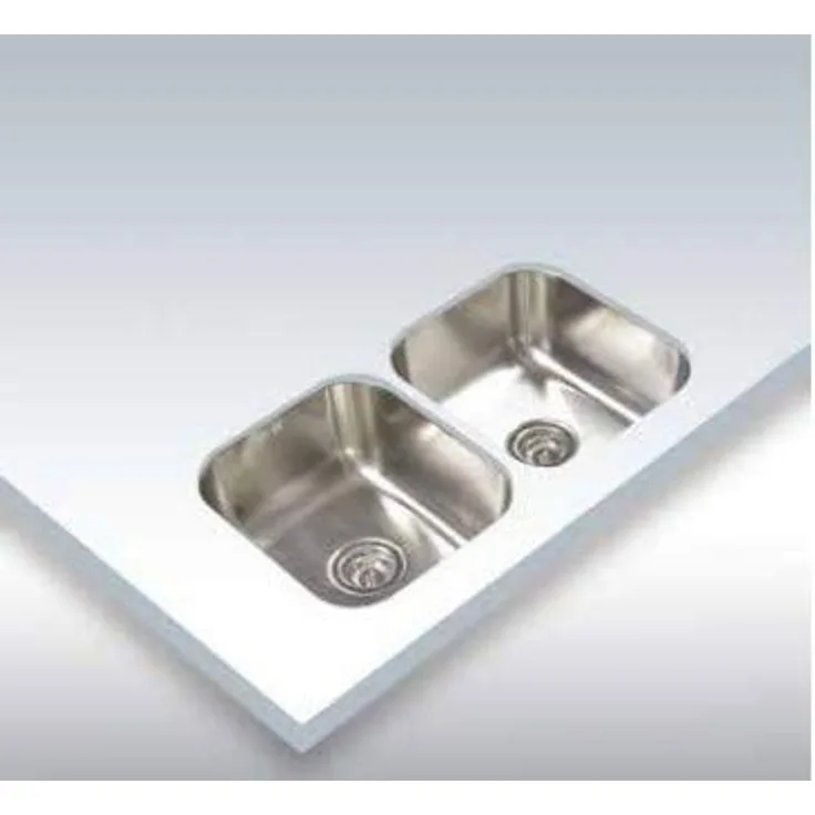 Cata CB 2 Cabinet Kitchen Sink Rectangular Stainless Steel  Kitchen Sinks Cabinet Kitchen Sink, Rectangular, Stainless Steel, 2 Bowling, Square, 355 x 410 mm