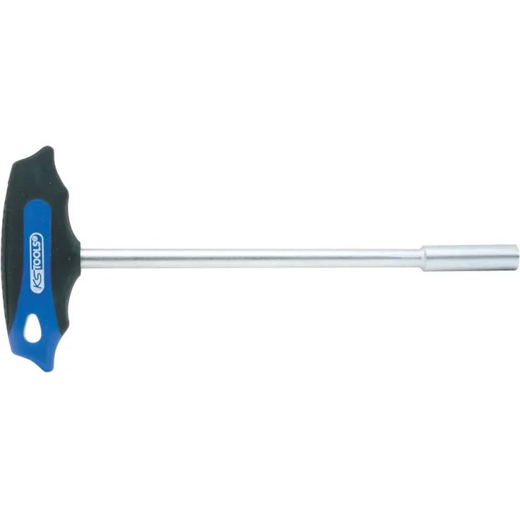 KS Tools 158.50055 CHROMEplus T-Griff-Nuss-Schraubendreher, lang, 5,5mm