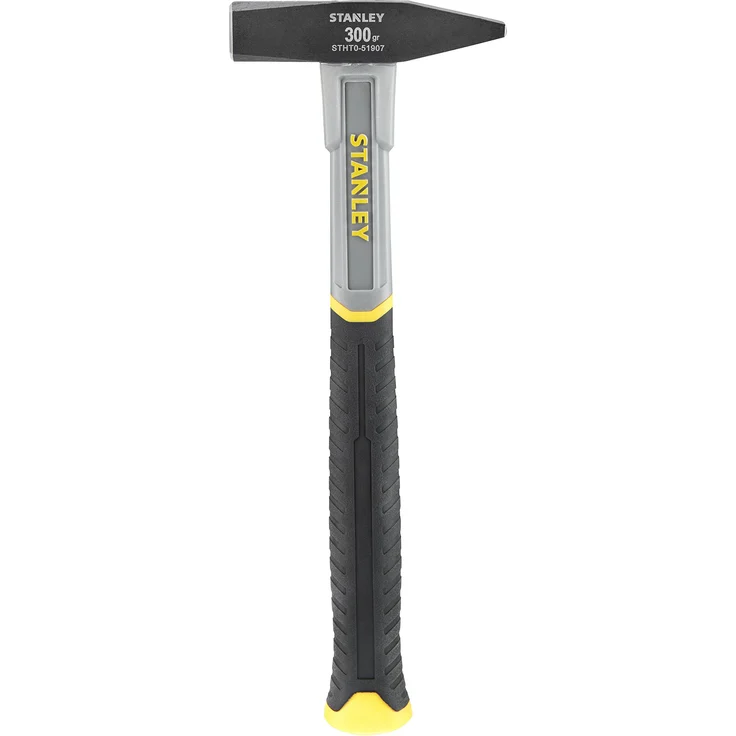 Stanley STHT0-51907 Schlosserhammer Fiberglas 300 g (Länge 295 mm, polierter Kopf) schwarz - Preisvergleich – Bild 1