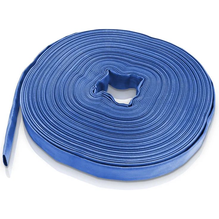 Bradas WAF2B100050 PVC Flachschlauch, 1 Zoll, 50 m, 2 Bar, Blau, 20x20x5 cm