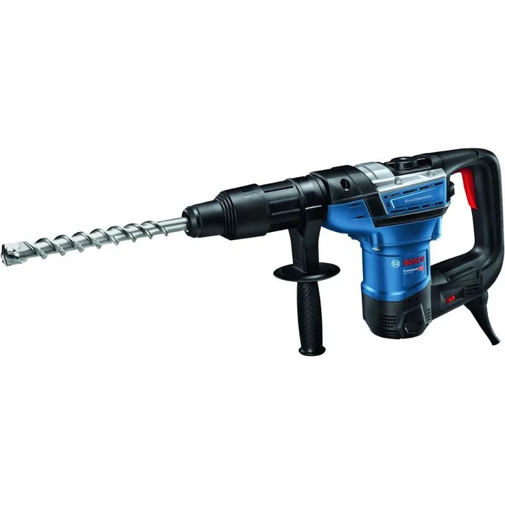 Bosch Professional Bohrhammer GBH 5-40 D (SDS Max, inkl. Zusatzhandgriff, Fetttube, Maschinentuch, im Koffer)