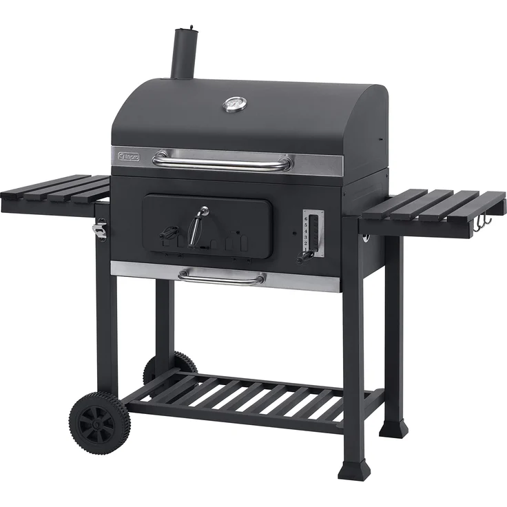 Tepro Holzkohlegrillwagen Toronto XXL Holzkohlegrill, Anthrazit-Edelstahl, 120 x 145 x 68 cm, Grillfläche 71,5 x 46 cm – Bild 1