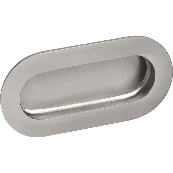 SOLIDO Muschelgriff Edana Breite 102 mm, Einlassmaß 92x40 mm,Edelstahl gebürstet