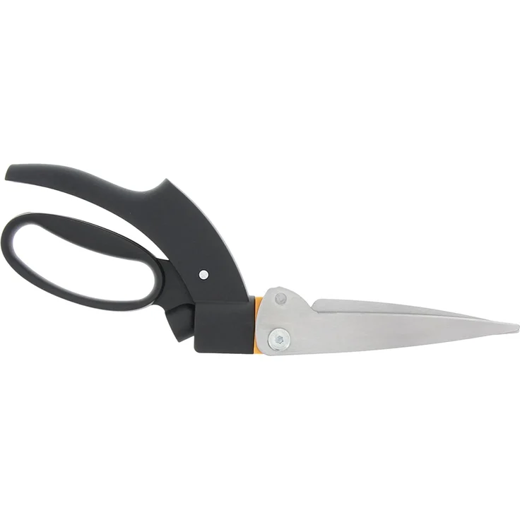 Fiskars Rasenkantenschere Servo-System, Handlich, Länge 33 cm Grasschere Stahl-Klingen-Kunststoff-Griff, Schwarz-Orange, GS42, 1000589 klein und mittelgroß – Bild 5