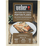 Weber 17832 R„ucherbretter aus Zedernholz 11x15 cm, 4 Stck, R„uchern, Aroma, Grillen