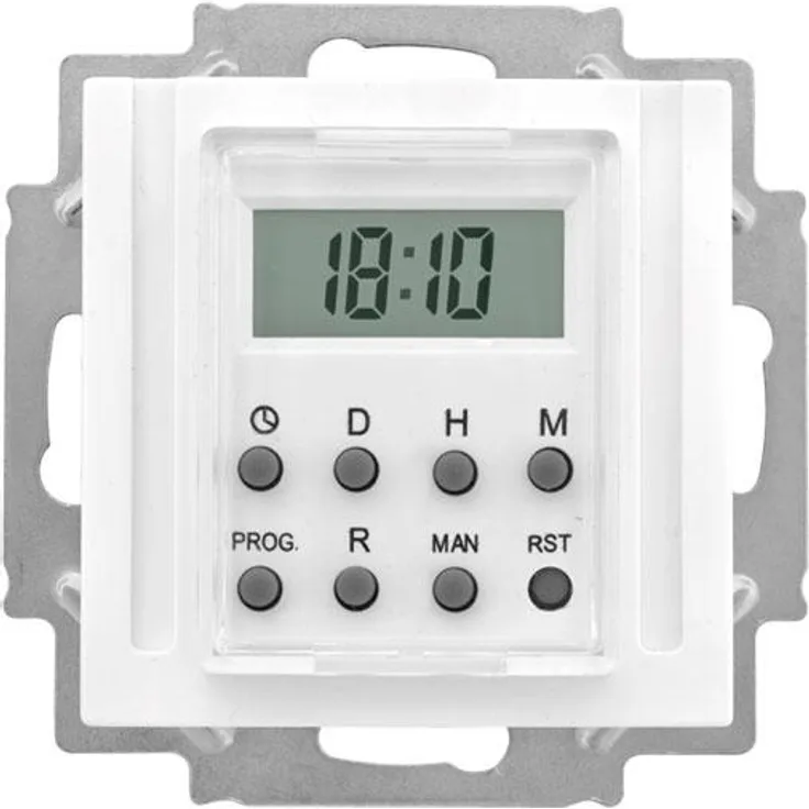 KOPP Kombi-LCD-Zeitschaltuhr reinweiß