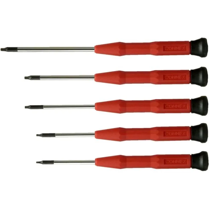 Connex COXT977010 Feinmechaniker-Schraubendreher-Satz, TX, 5-teilig