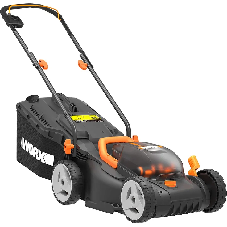 Worx 40V - 2 x 20V-4.0Ah Max Li-Ion 34 cm Akku-Rasenmäher WG779E.1, 30 l Fangkorbvolumen PowerShare – Bild 5