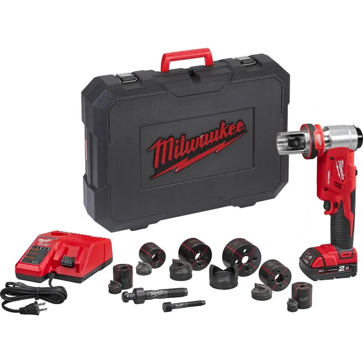 Milwaukee M18 HKP-2.0 Ah SET Bürstenloser Akku-Lochstanzer