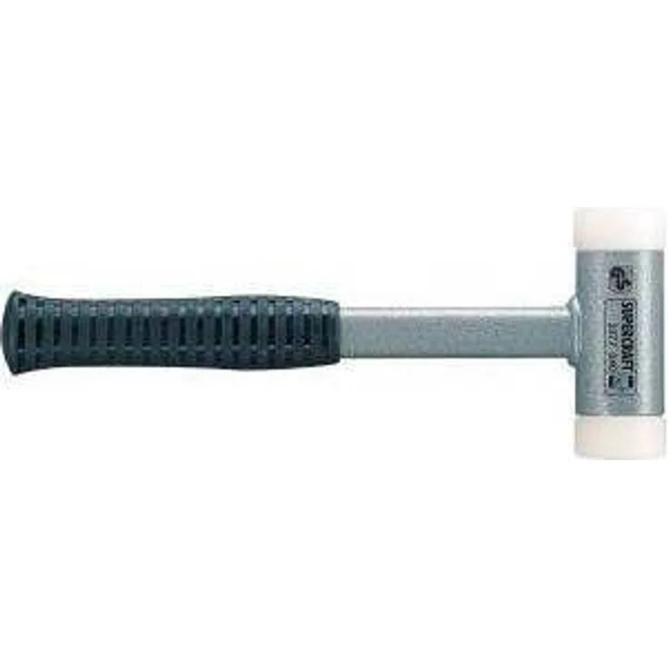 SUPERCRAFT-Schonhämmer, mit bruchsicherem Stahlrohrstiel und ergonomisch geformtem, rutschsicherem Griff | Ø=35 mm | 3377.035