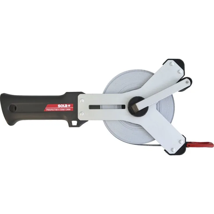 Stahlmaßband Prospetor R weiß Y-Rahmen Länge 50 m Genauigkeit II - Sola