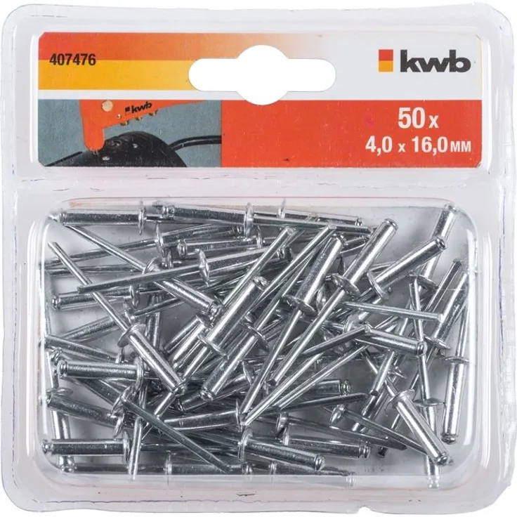 KWB Blindnieten 4,0 x 16,0 mm 50 Stk.