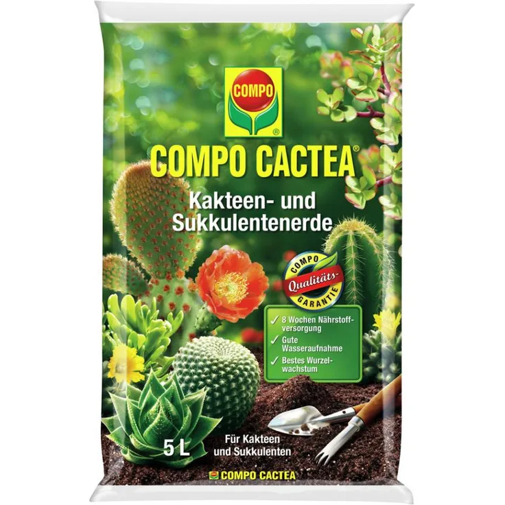 COMPO Cactea Kakteen- und Sukkulentenerde 5 Liter