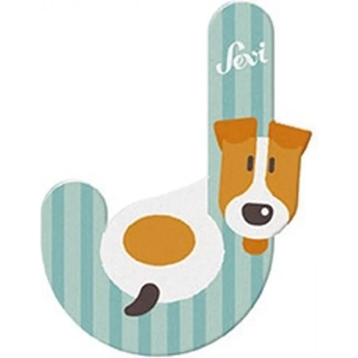 trudi Tierbuchstaben J - Jaguar - 10 cm, Holz