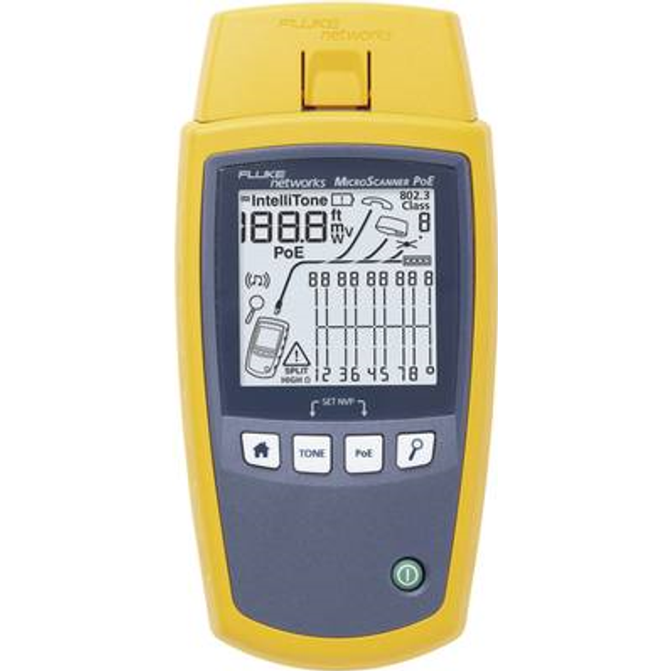 Fluke Networks Kabelmessgerät MS-POE Audio-Video, Netzwerk, Telekommunikation 5018508