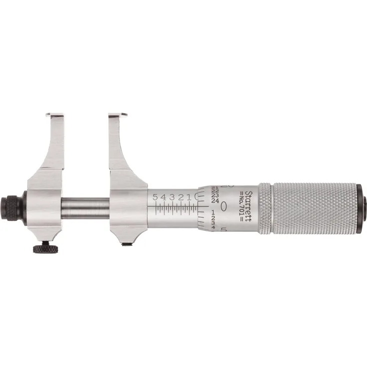 Starrett 701 eine interne Groove Vernier Innen), 1,3 3,8 cm Reihe, 0 cm Graduation, Genauigkeit +--0.0002 ''