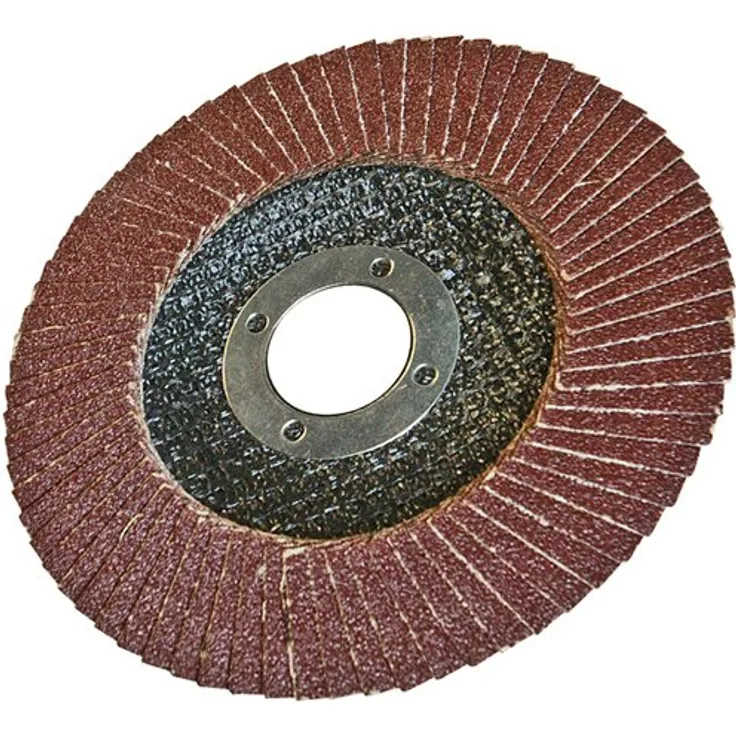 Silverline 675271 Korund-Fächerscheibe 125 mm, 60er-Körnung
