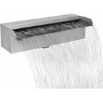 Betterlife - Pool-Wasserfall Fontäne Rechteckig Edelstahl 30 cm