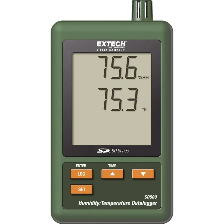 Extech Multi-Datenlogger SD500 Messgröße Temperatur, Luftfeuchtigkeit 0 bis 50°C 10 bis 90% rF