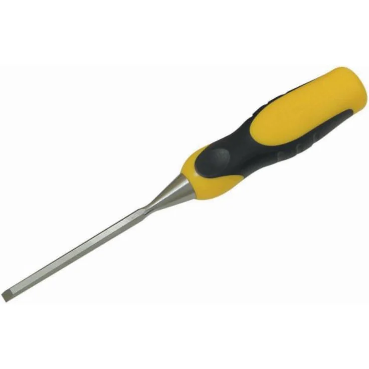 Stanley Dynagrip Stechbeitel (20 mm Eisenlänge, Karbonstahl, Chrom-Stahl-Legierung, Schlagkappe aus Stahl) 0-16-878