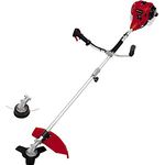 Einhell Benzin-Sense GC-BC 25-1 I AS (0.6 kW, vibrationsarmer 2-Takt-Motor, Bikegriff, Split Shaft, 3-Zahn-Messer + Doppelfadenspule mit Tippautomatik, Quick-Start), Schnittbreite: 42 cm