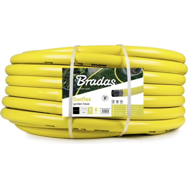 Bradas Gartenschlauch 1Zoll, 25mm Wasserschlauch SUNFLEX 20m
