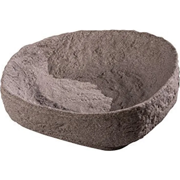 GreenLife Pflanzschale für Dekor-Regenspeicher Hinkelstein, granitrot, 47 x 47 x 16 cm, G0000427 Bewässerungszubehör