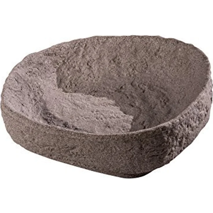 GreenLife Pflanzschale für Dekor-Regenspeicher Hinkelstein, granitrot, 47 x 47 x 16 cm, G0000427 Bewässerungszubehör