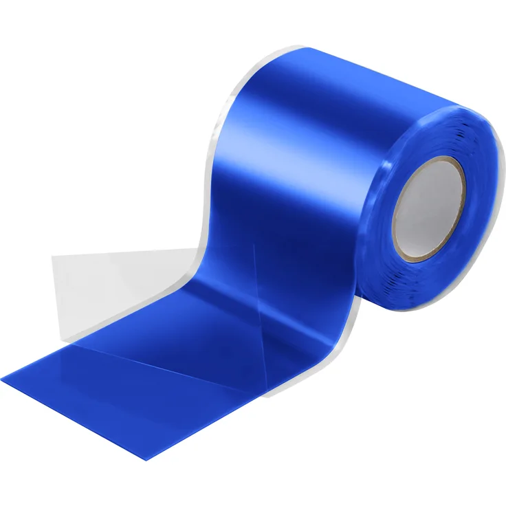 Poppstar 3m selbstverschweißendes Silikonband, Silikon Tape Reparaturband, Isolierband und Dichtungsband (Wasser, Luft), 50mm breit, blau 