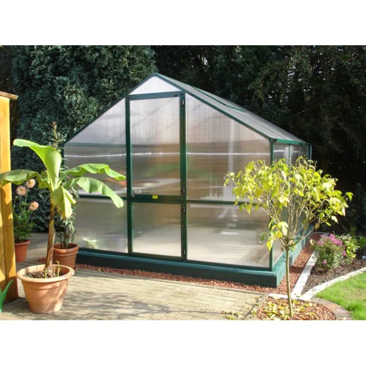 KGT Gewächshaus Orchidee IV HKP 10 mm Moosgrün