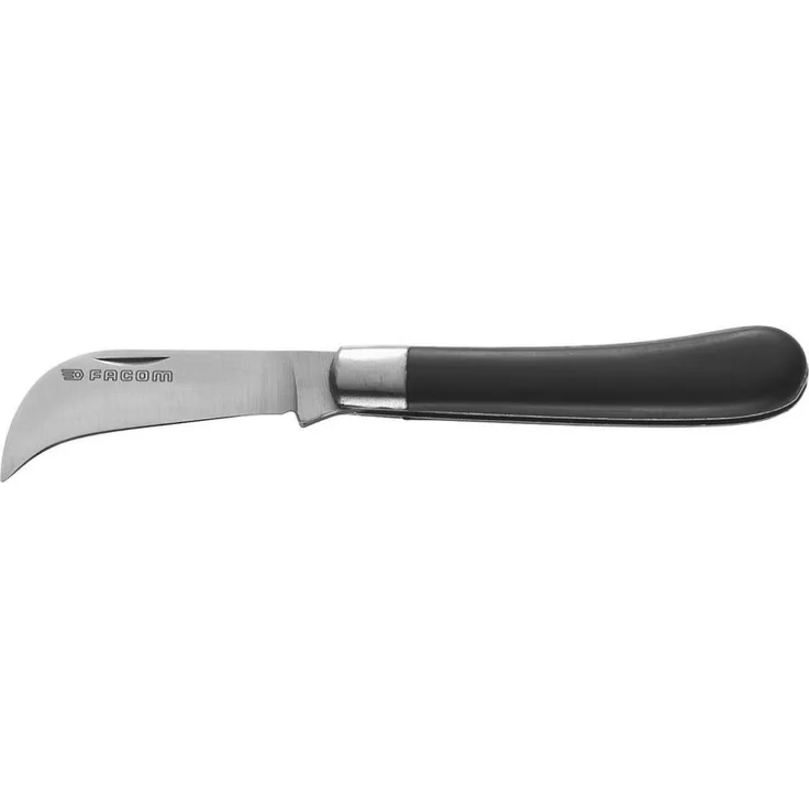 FACOM Kabelmesser mit gebogener Klinge, Klingenlang 60Mmzusammengeklappt 100 mm lang, 1 Stück, 840B